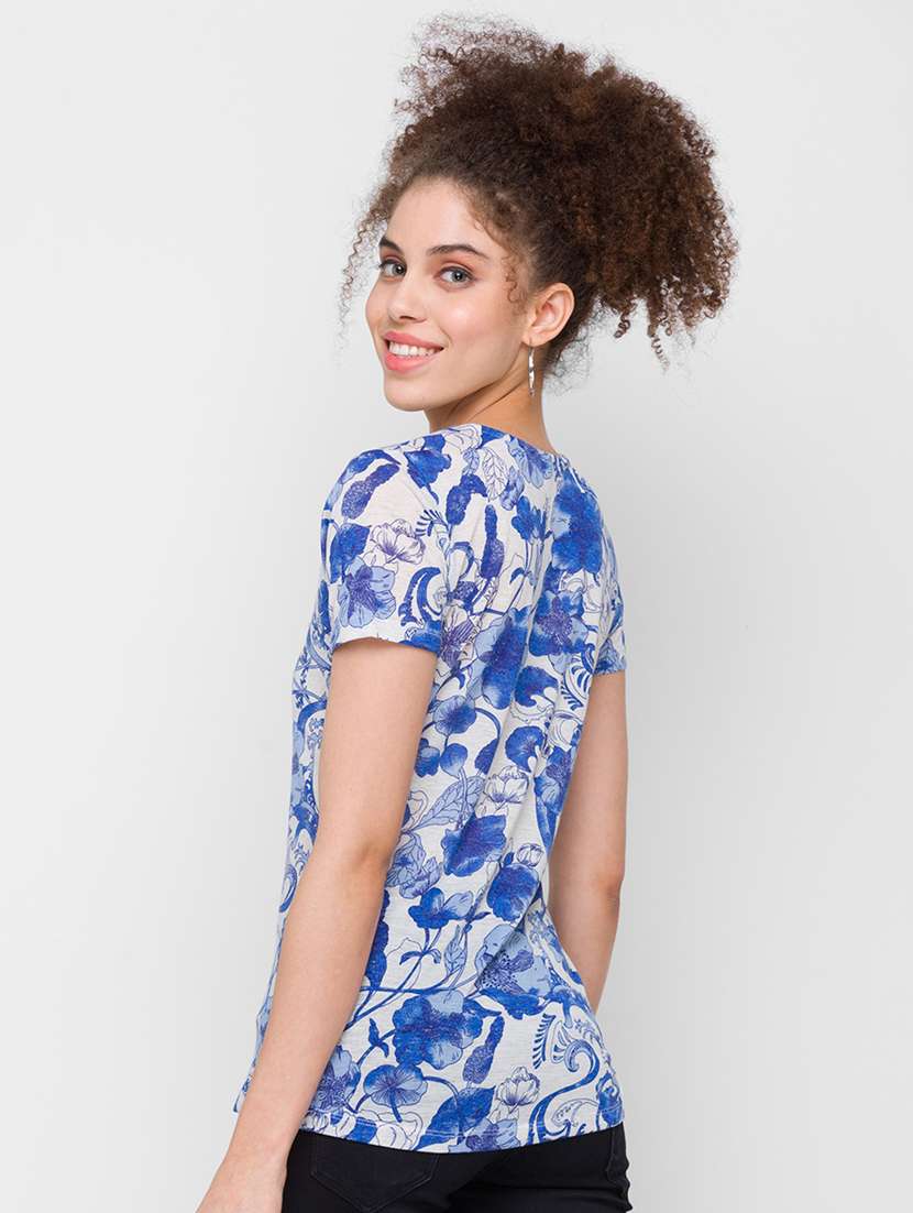 women's wrap crew neck top - 18224587 -  Standard Image - 2