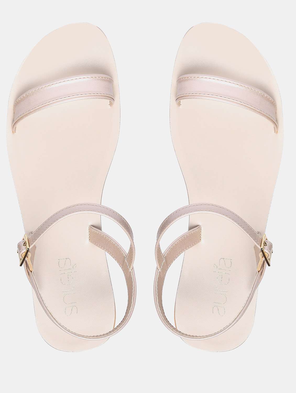 beige back strap sandal