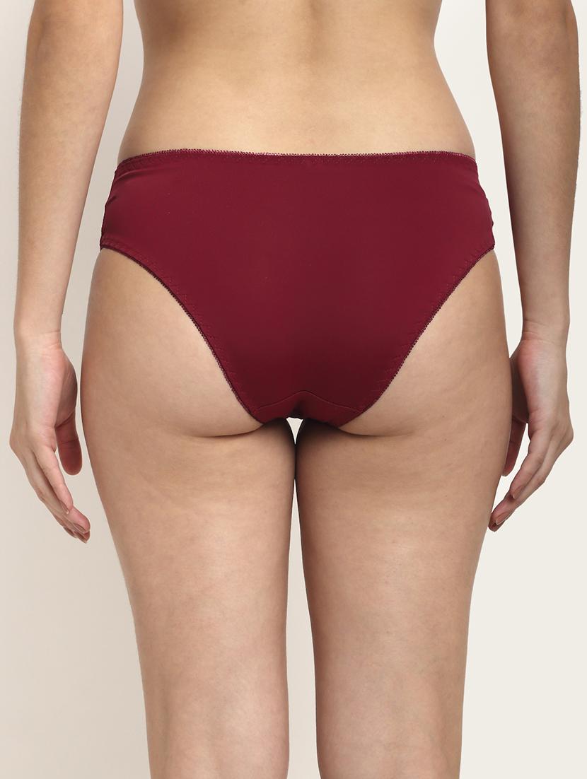 red solid bikini panty - 18225087 - Standard Image - 2