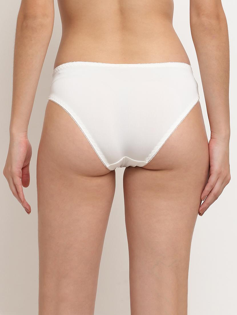 white solid bikini panty - 18225088 - Standard Image - 2
