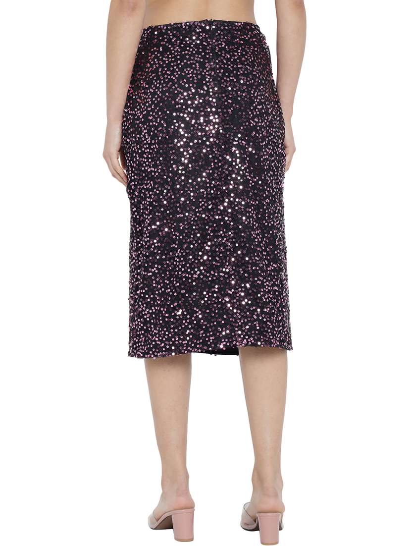 black sequins pencil skirts skirt - 18225920 -  Standard Image - 2