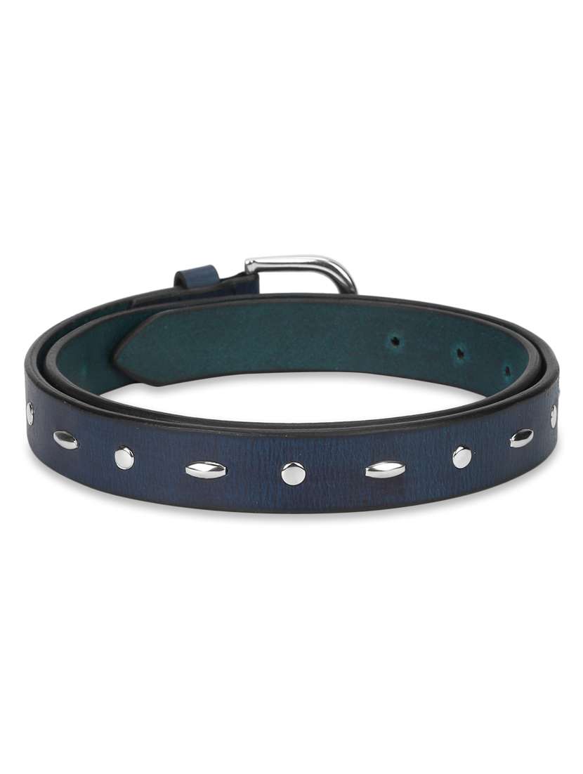 blue leather belt - 18226006 -  Standard Image - 2
