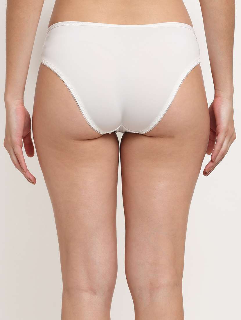 white solid bikini panty - 18226063 - Standard Image - 2