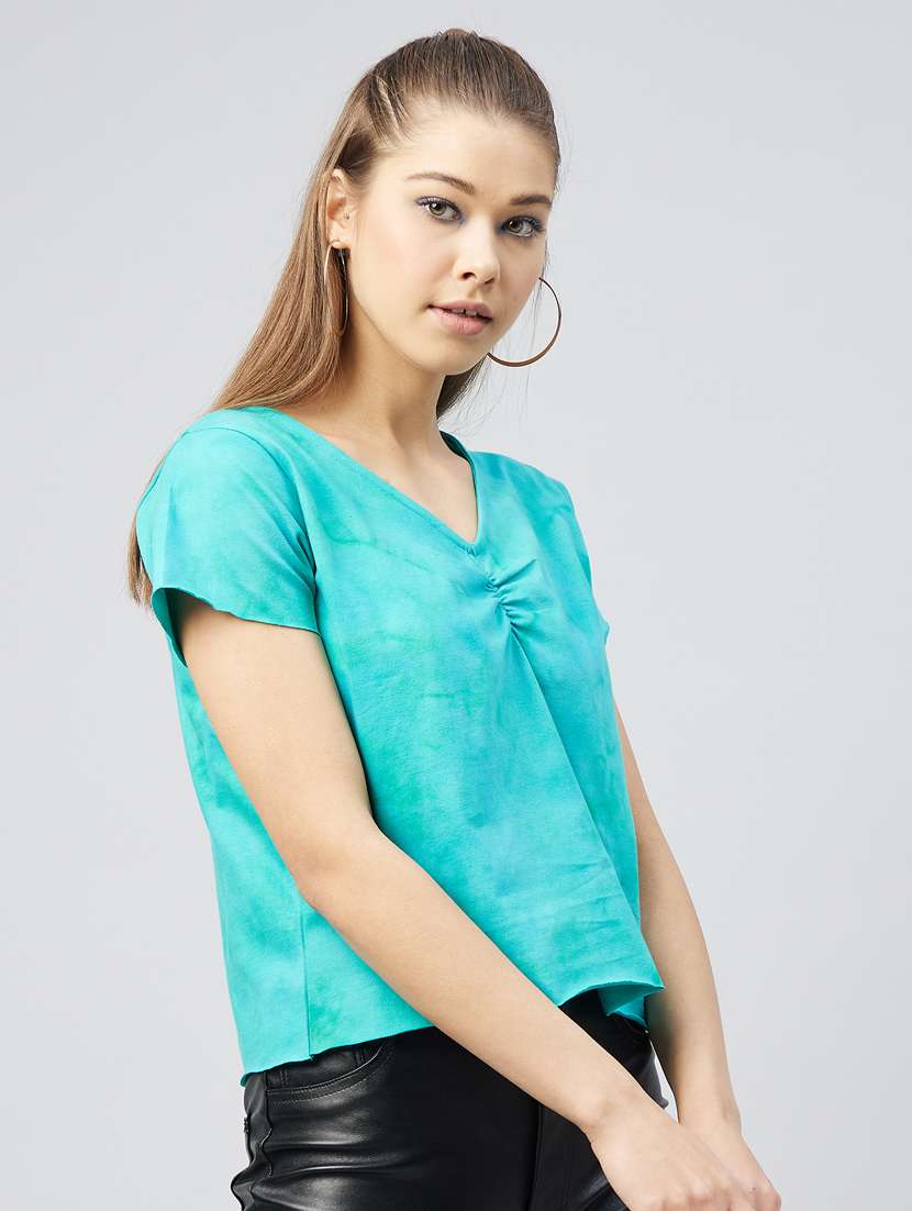 women's all over print v neck t-shirt - 18226875 -  Standard Image - 2