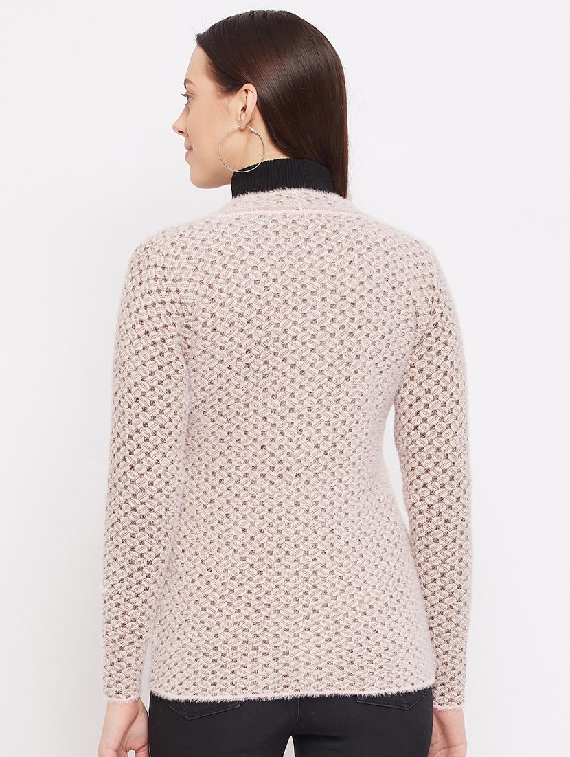 pink solid cardigan - 18229836 - Standard Image - 2