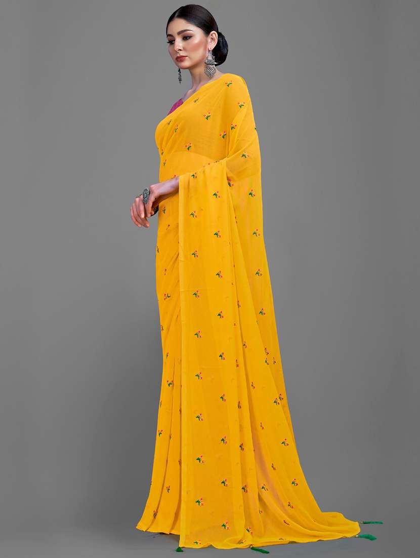 women's embroidered saree with blouse - 18229865 -  Standard Image - 2