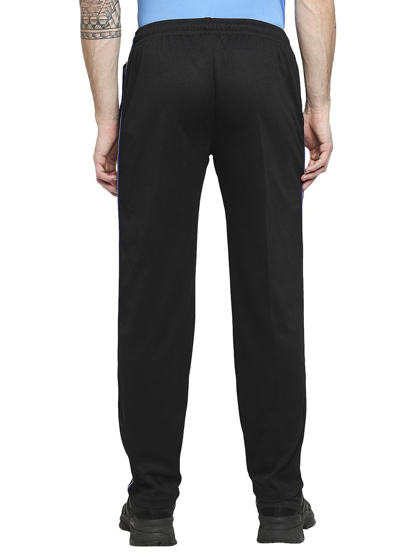 black solid track pant - 18230422 - Standard Image - 2