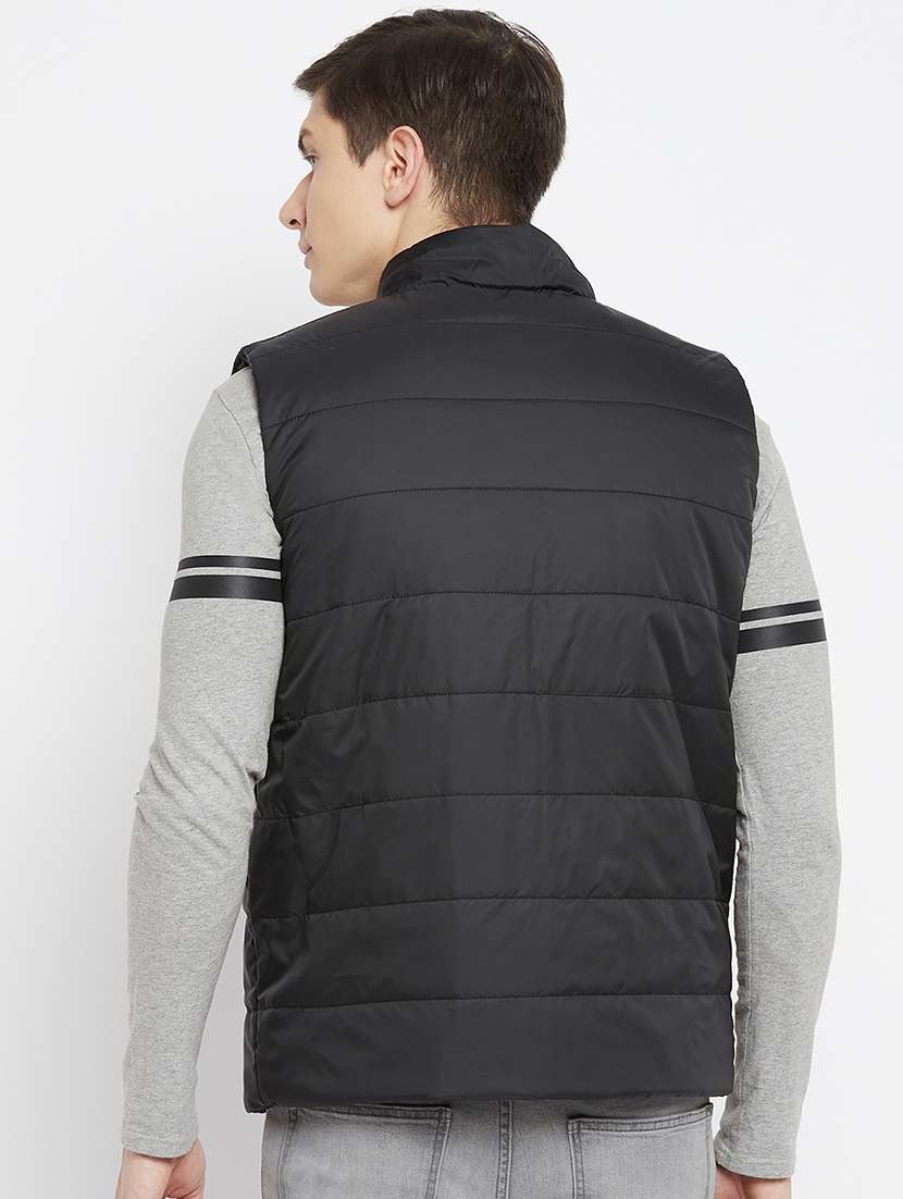 black camouflage reversible quilted jacket - 18231241 -  Standard Image - 2
