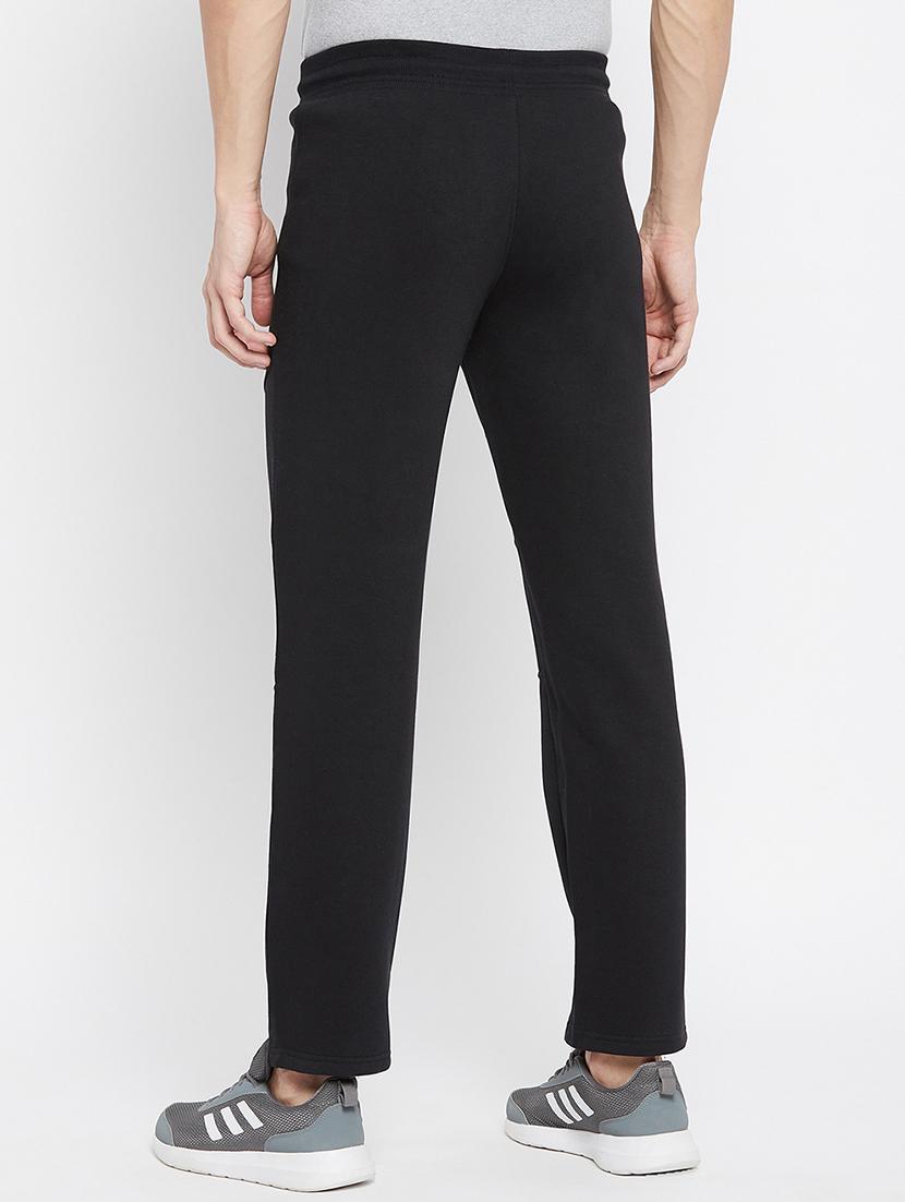 black solid track pant - 18231510 - Standard Image - 2
