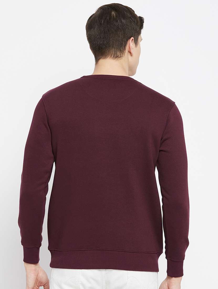 magenta chest printed sweatshirt - 18231765 -  Standard Image - 2