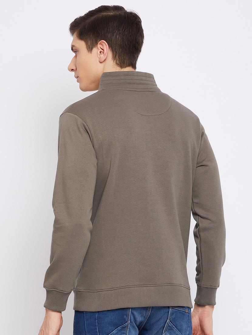 brown chest print sweatshirt - 18233000 - Standard Image - 2