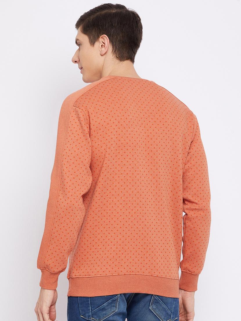 orange all over print sweatshirt - 18233008 - Standard Image - 2