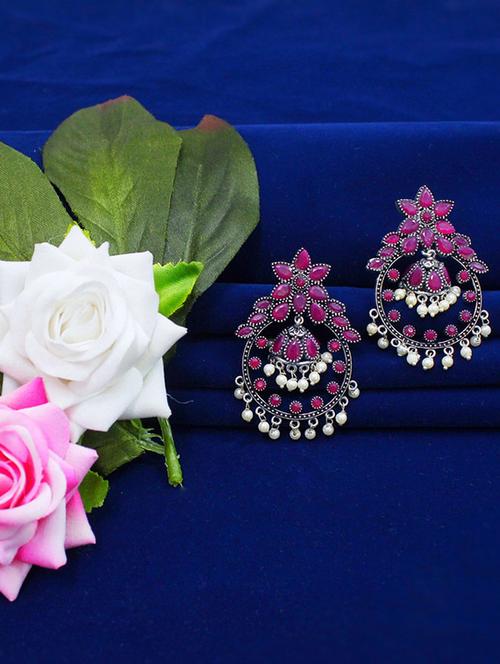 red brass drop earring - 18233414 -  Standard Image - 0