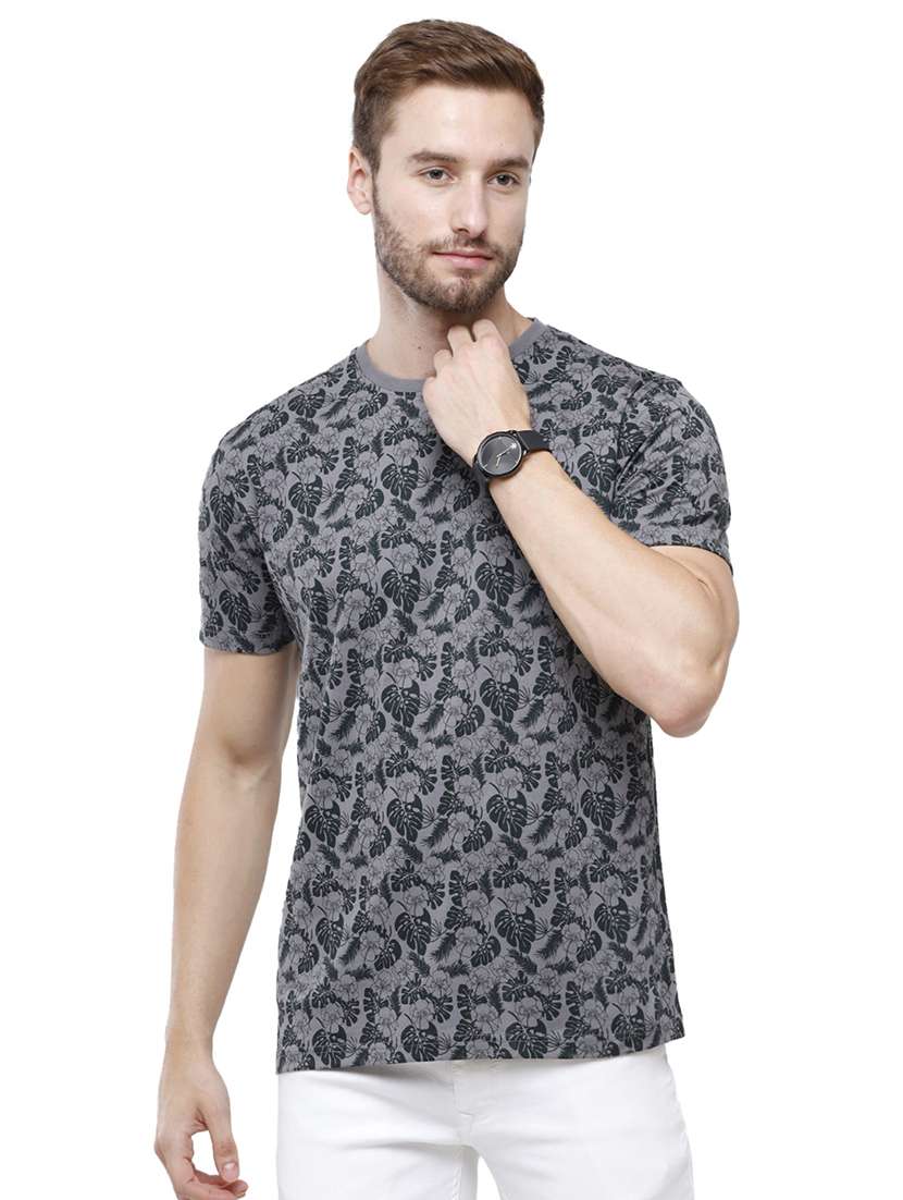 green all over print t-shirt