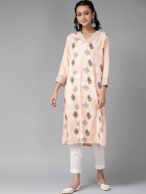 women's straight kurta - 18236257 - Standard Image - 0