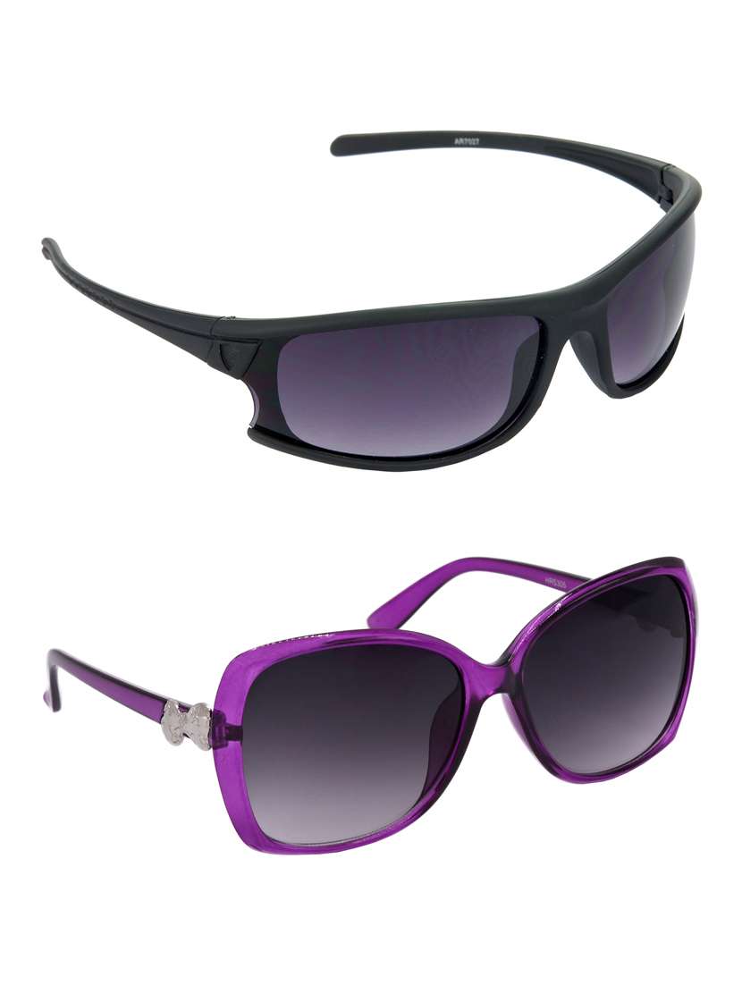pack of 2 multi colored sunglasses