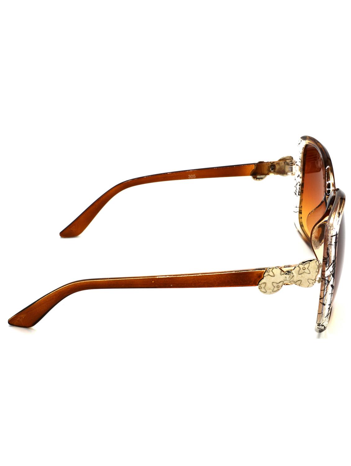 hrinkar men women boys & girls round & sunglasses brown frame, brown lens (medium) - 18239121 - Standard Image - 2