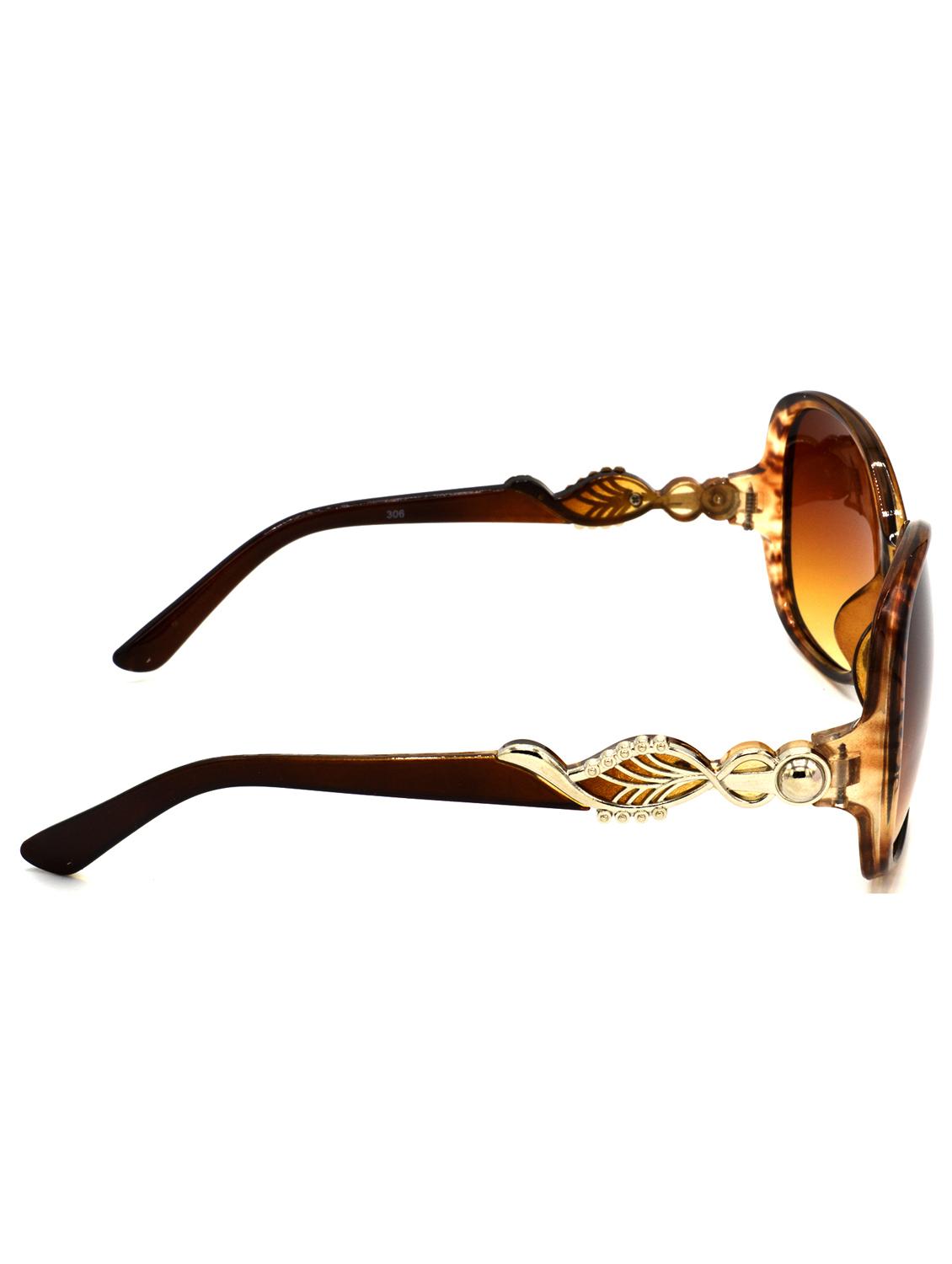 hrinkar men women boys & girls over-sized & sunglasses brown frame, brown lens (medium) - 18239124 - Standard Image - 2