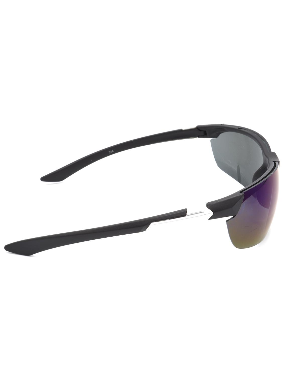 hrinkar men women boys & girls sports & sunglasses silver frame, blue lens (medium) - 18239134 - Standard Image - 2