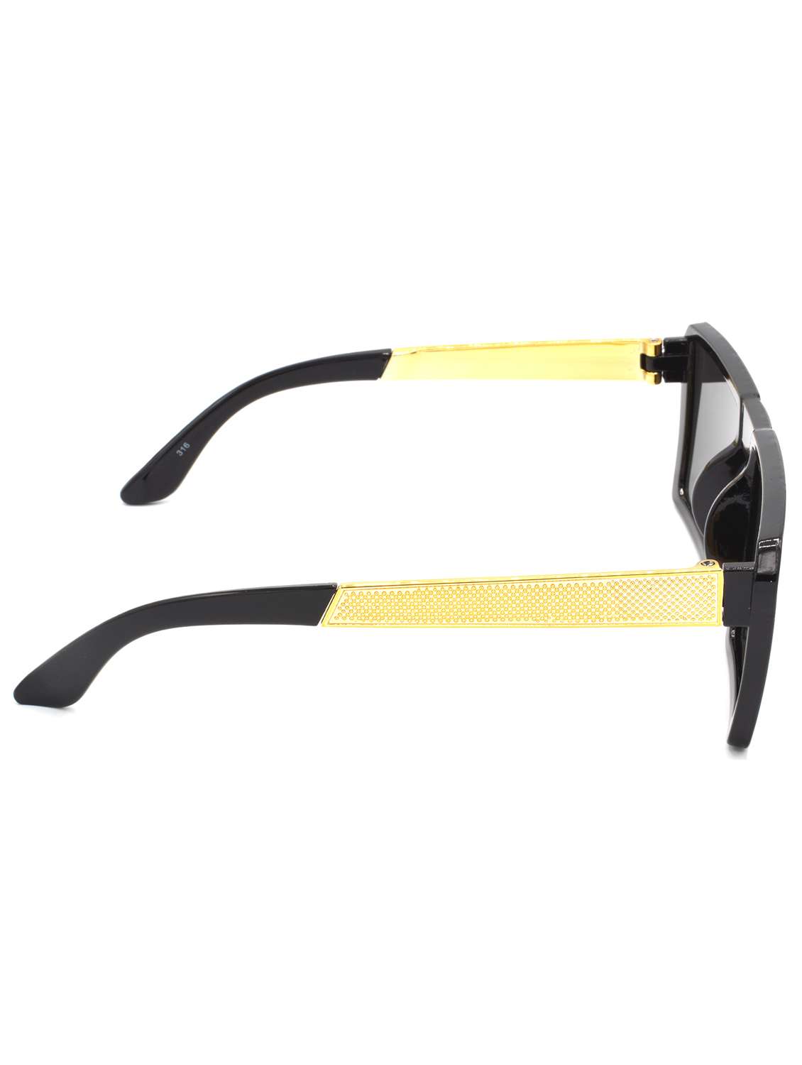 hrinkar men women boys & girls rectangular &  sunglasses golden frame, blue lens (medium) - 18239138 -  Standard Image - 2