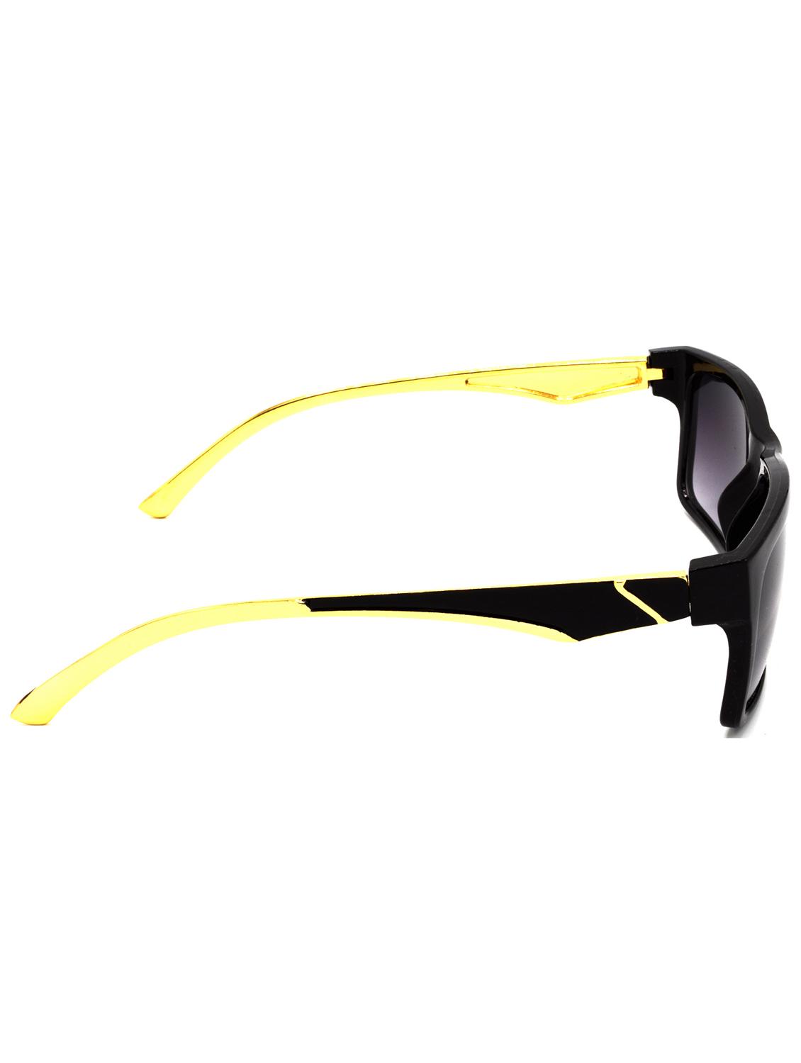 hrinkar men women boys & girls rectangular & sunglasses golden frame, grey lens (medium) - 18239140 - Standard Image - 2