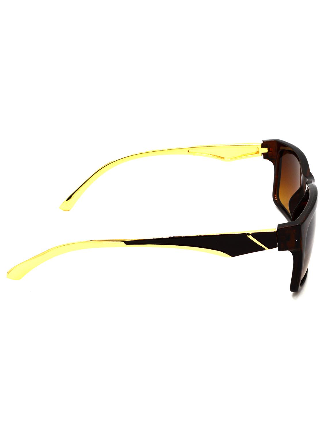 hrinkar men women boys & girls rectangular & sunglasses golden frame, grey lens (medium) - 18239141 - Standard Image - 2