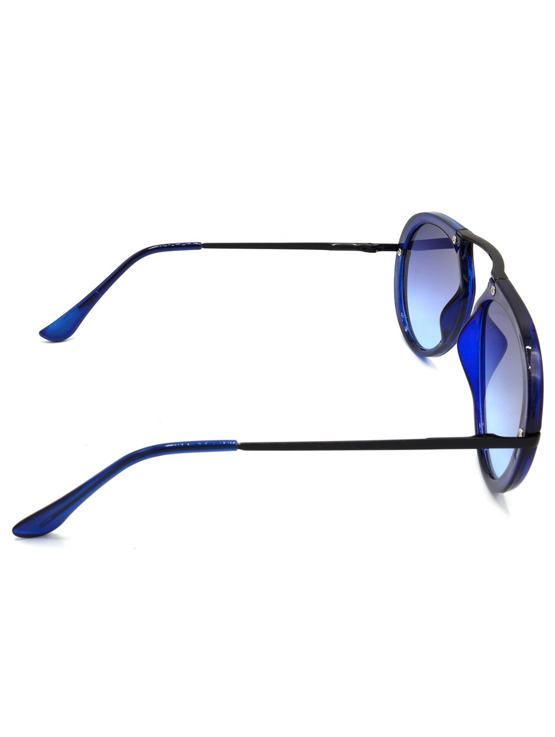 hrinkar men women boys & girls wrap-around & sunglasses black frame, blue lens (medium) - 18239198 - Standard Image - 2