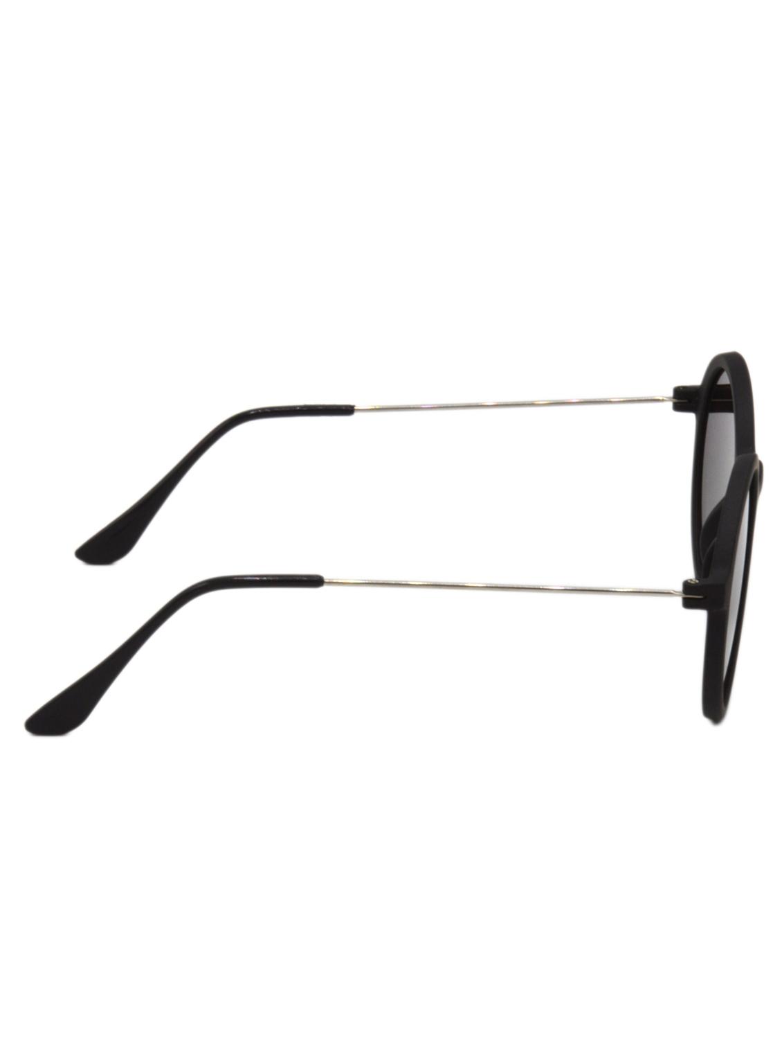 hrinkar men women boys & girls oval & sunglasses black frame, grey lens (medium) - 18239207 - Standard Image - 2
