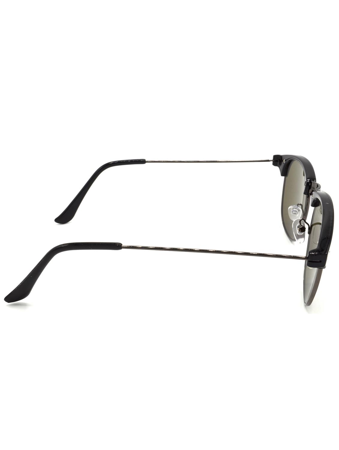 hrinkar men women boys & girls clubmaster & sunglasses grey frame, grey lens (medium) - 18239209 - Standard Image - 2