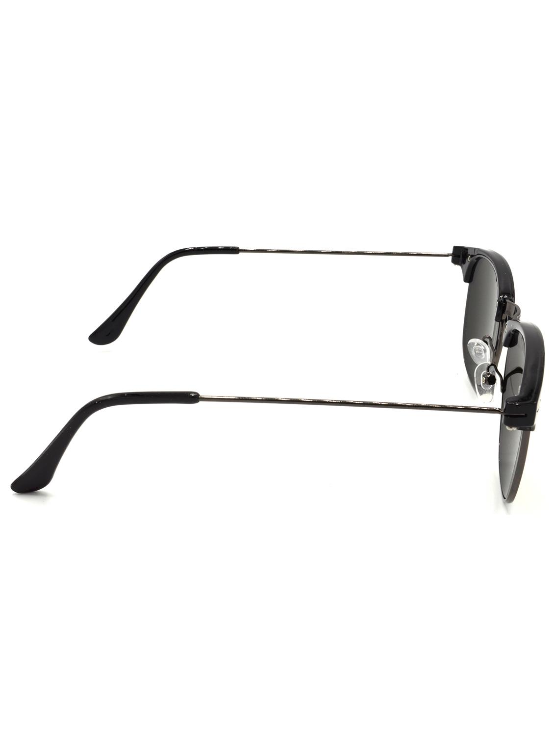 hrinkar men women boys & girls clubmaster & sunglasses grey frame, grey lens (medium) - 18239211 - Standard Image - 2