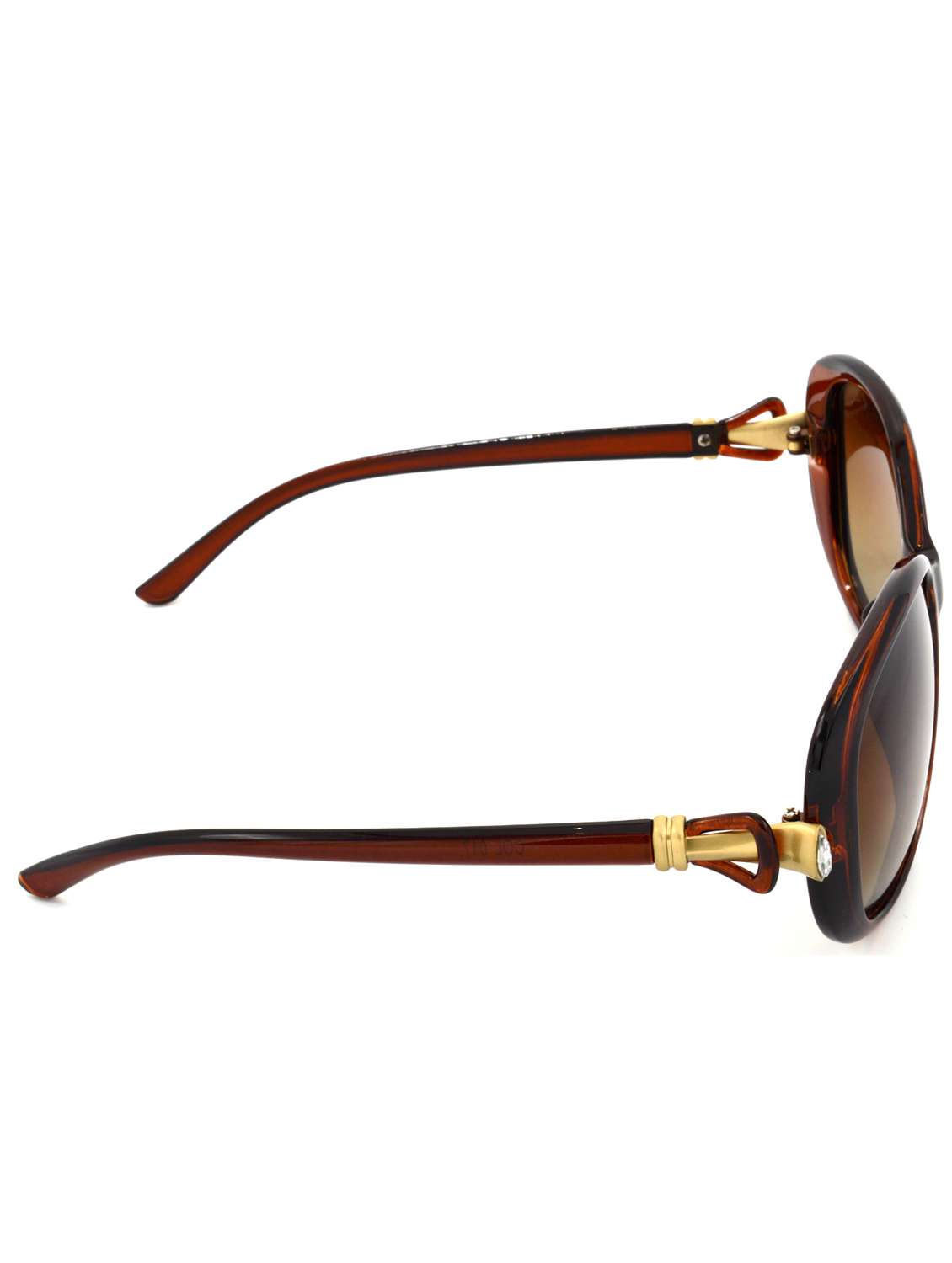 hrinkar men women boys & girls rectangular &  sunglasses golden frame, brown lens (medium) - 18239229 -  Standard Image - 2
