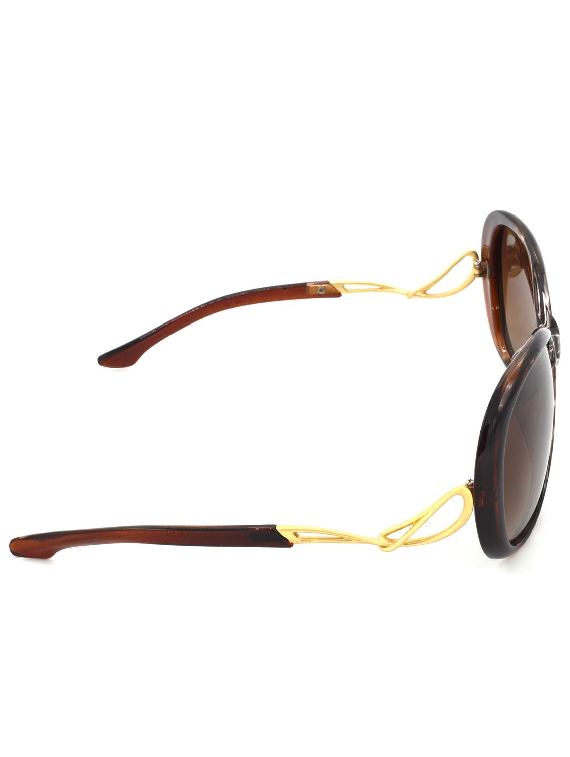 hrinkar men women boys & girls rectangular & sunglasses golden frame, brown lens (medium) - 18239233 - Standard Image - 2