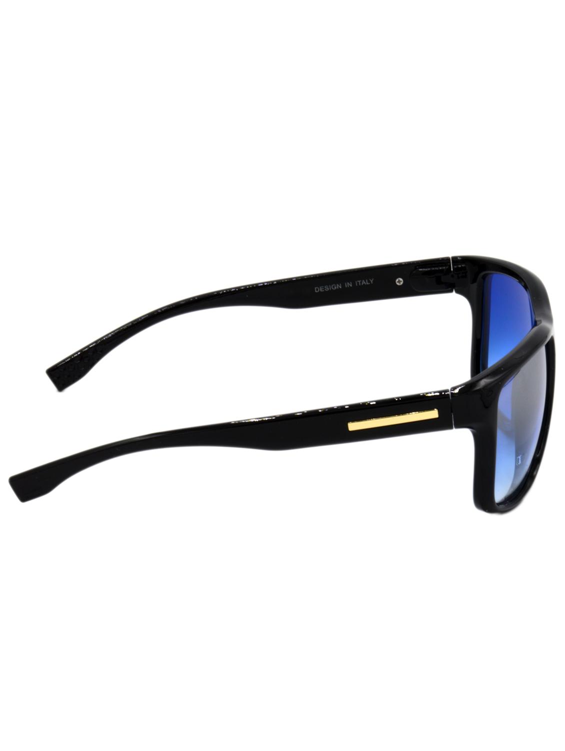 hrinkar men women boys & girls wayfarer & sunglasses black frame, green lens (medium) - 18239317 - Standard Image - 2