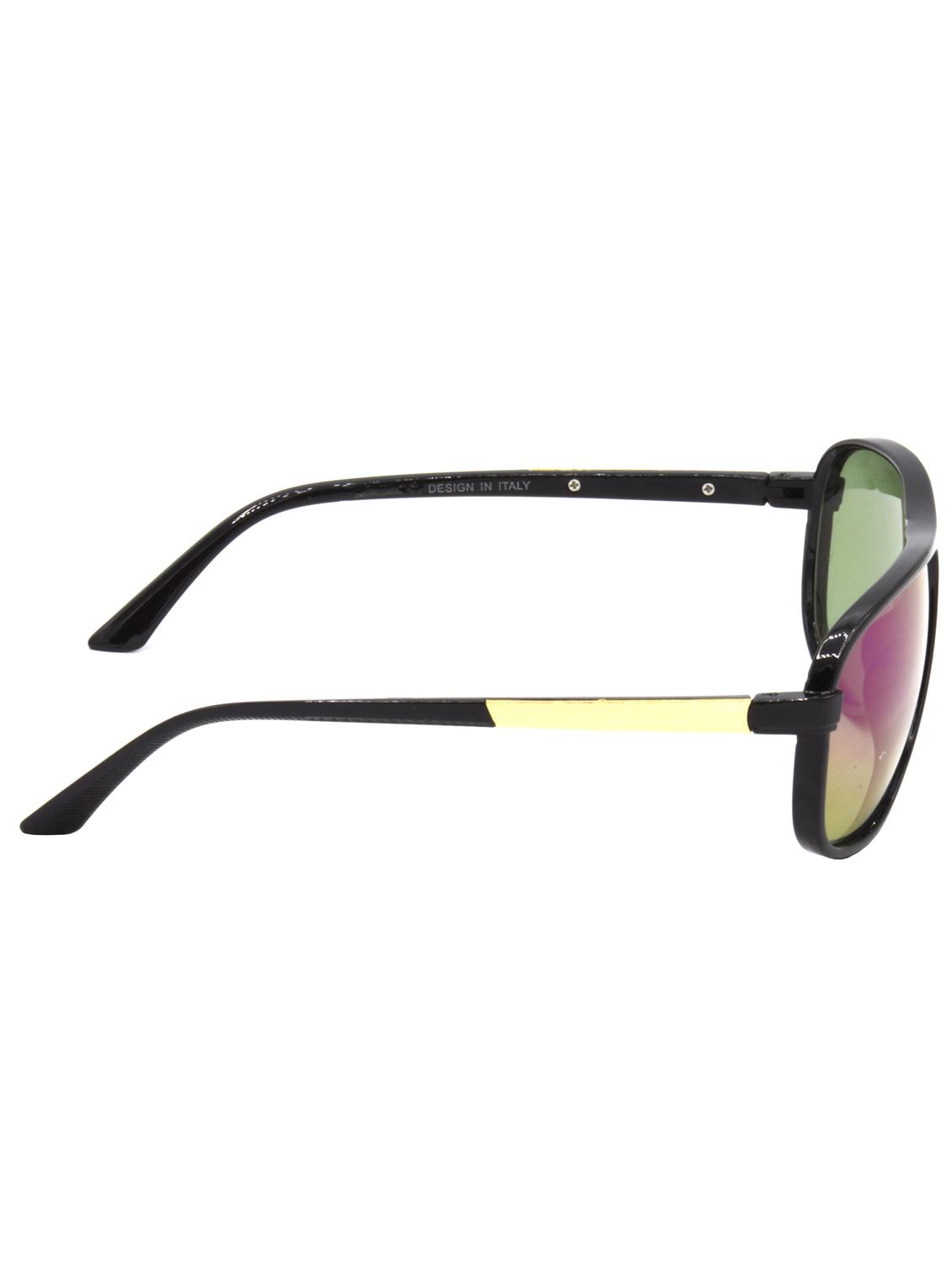 hrinkar men women boys & girls wayfarer & sunglasses black frame, multicolor lens (medium) - 18239319 - Standard Image - 2
