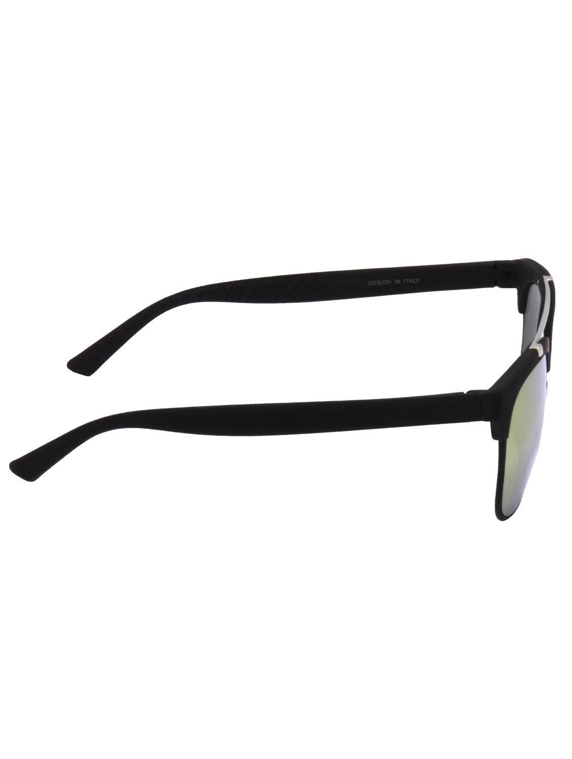 hrinkar men women boys & girls clubmaster & sunglasses black frame, multicolor lens (medium) - 18239335 - Standard Image - 2