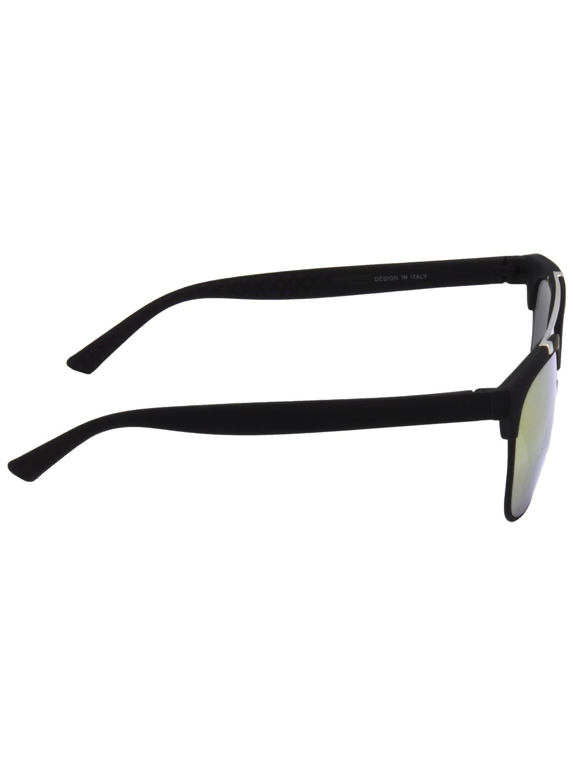 hrinkar men women boys & girls clubmaster & sunglasses black frame, multicolor lens (medium) - 18239336 - Standard Image - 2