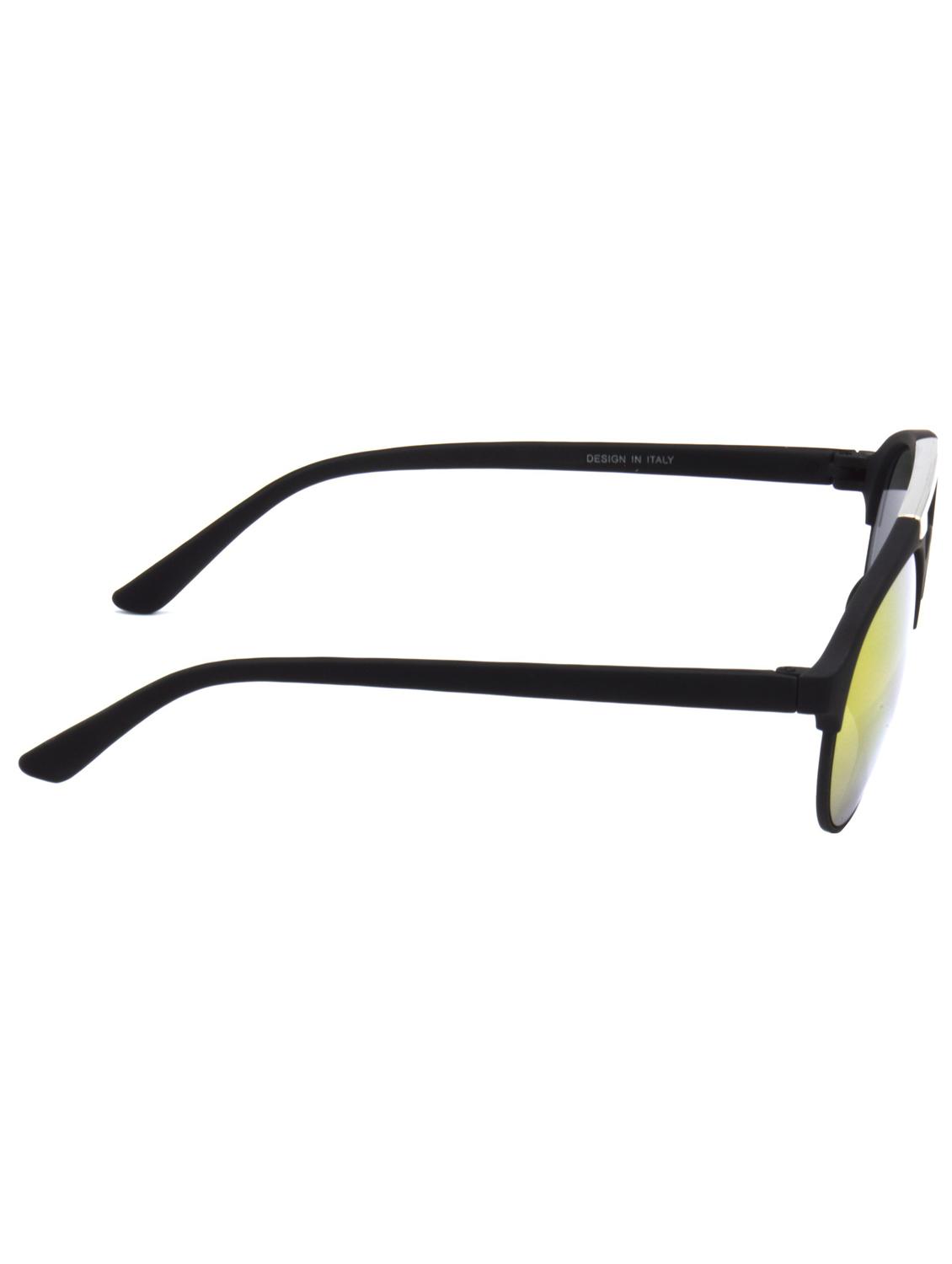 hrinkar men women boys & girls aviator & sunglasses black frame, multicolor lens (medium) - 18239337 - Standard Image - 2