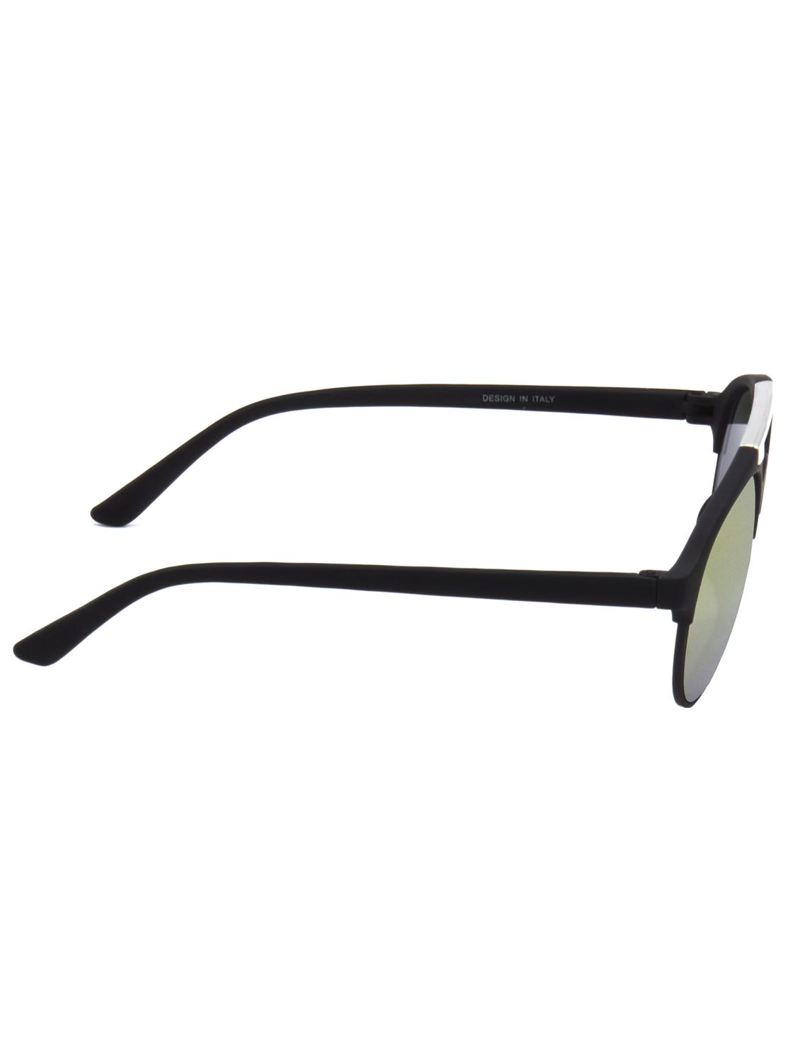 hrinkar men women boys & girls aviator & sunglasses black frame, multicolor lens (medium) - 18239338 - Standard Image - 2