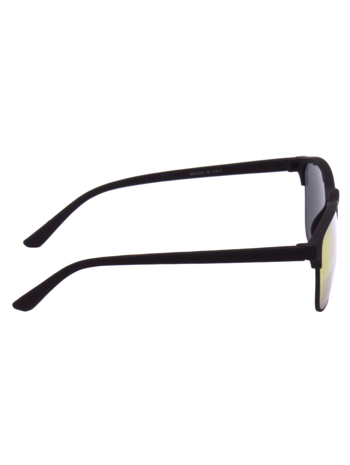 hrinkar men women boys & girls clubmaster & sunglasses black frame, green lens (medium) - 18239354 - Standard Image - 2