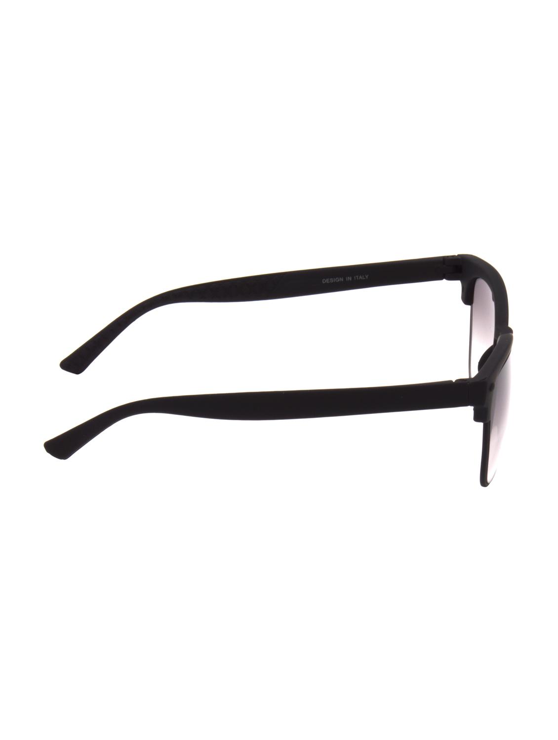 hrinkar men women boys & girls clubmaster & sunglasses black frame, violet lens (medium) - 18239370 - Standard Image - 2