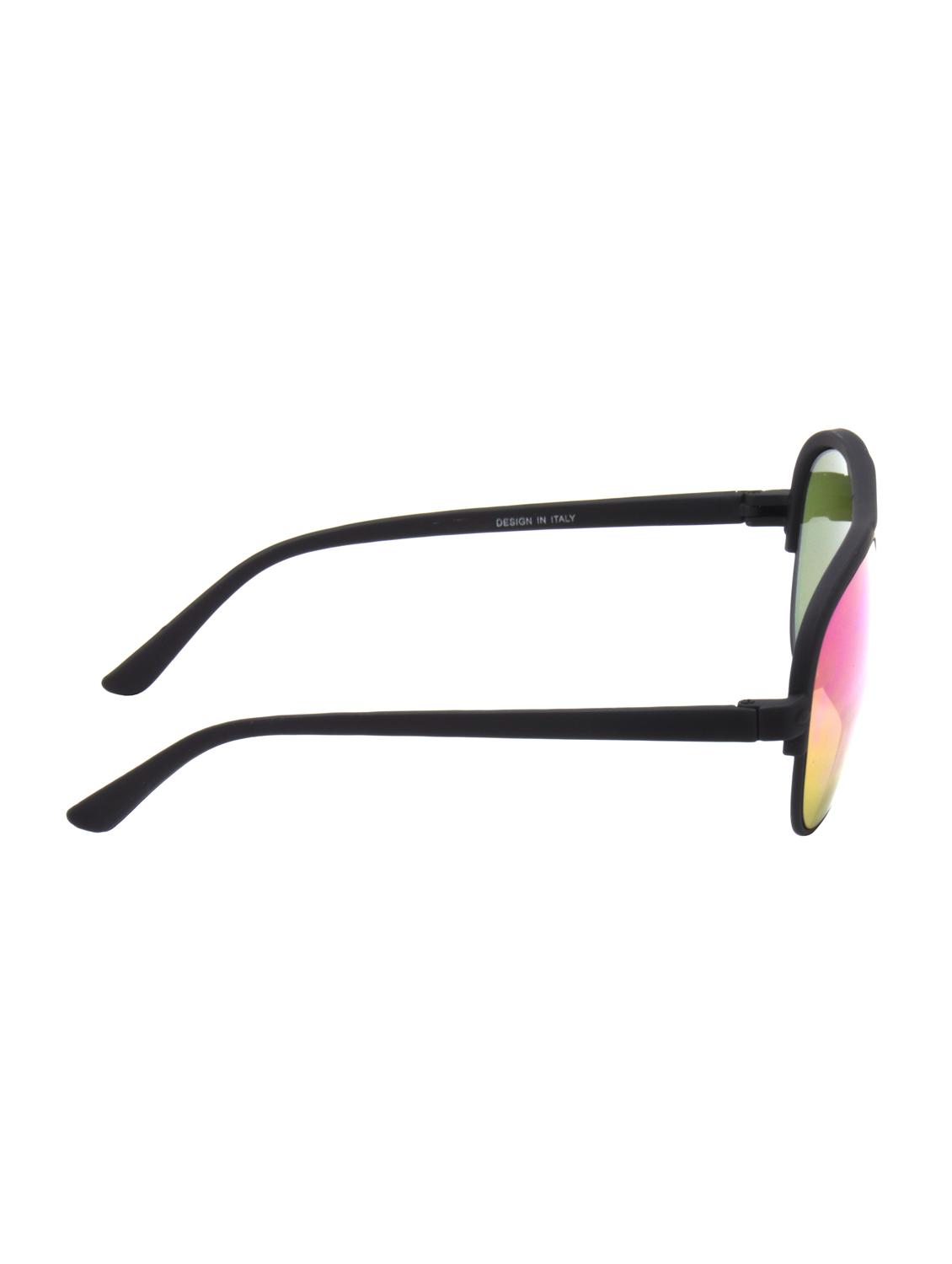 hrinkar men women boys & girls clubmaster & sunglasses black frame, green lens (medium) - 18239372 - Standard Image - 2