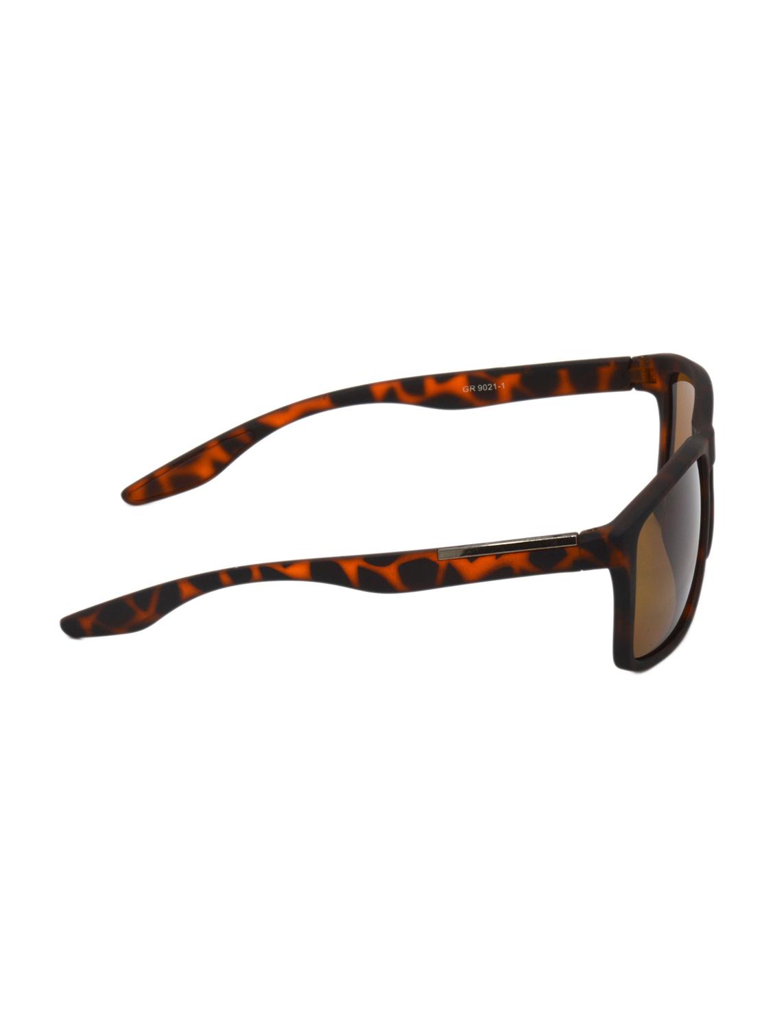 hrinkar men women boys & girls retro square & sunglasses brown frame, brown lens (medium) - 18239430 - Standard Image - 2