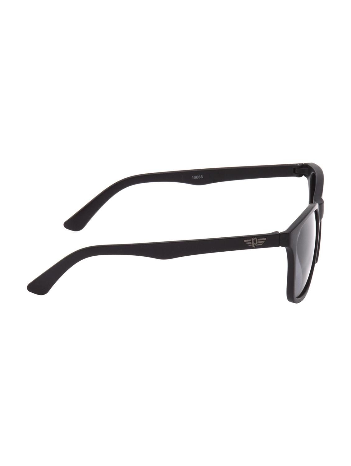 hrinkar men women boys & girls rectangular & sunglasses black frame, black lens (medium) - 18239458 - Standard Image - 2