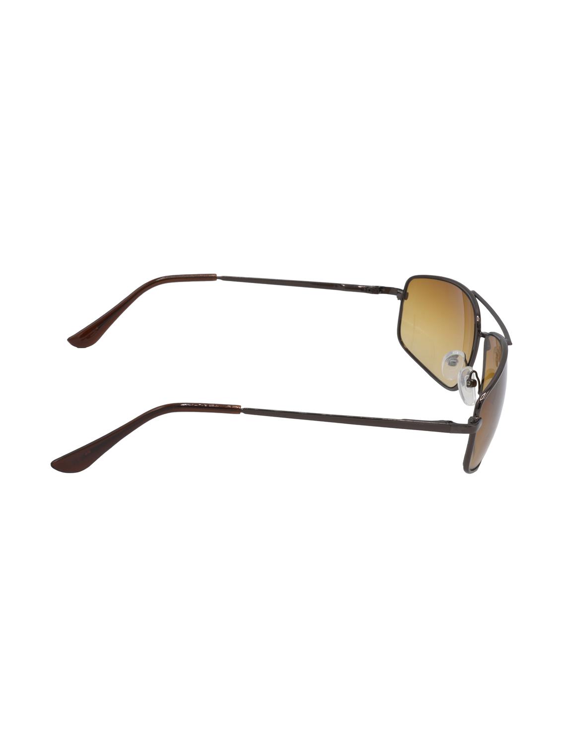 hrinkar men women boys & girls rectangular & sunglasses brown frame, brown lens (medium) - 18239519 - Standard Image - 2