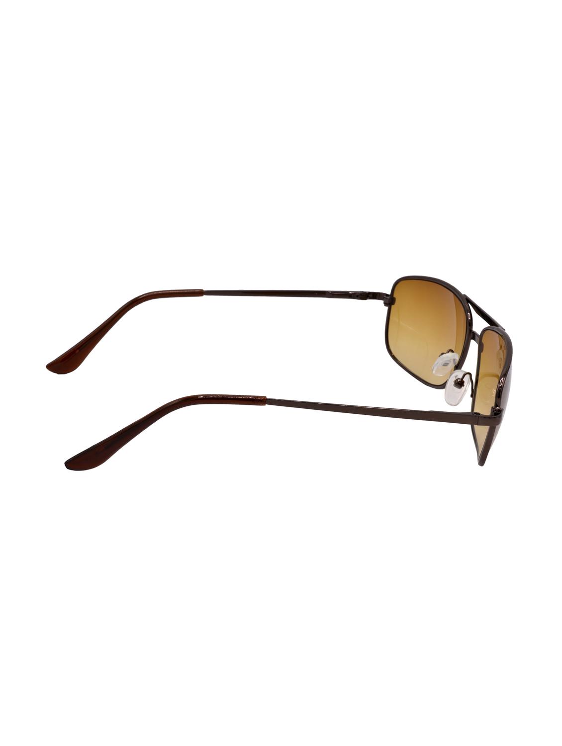hrinkar men women boys & girls rectangular & sunglasses brown frame, brown lens (medium) - 18239530 - Standard Image - 2