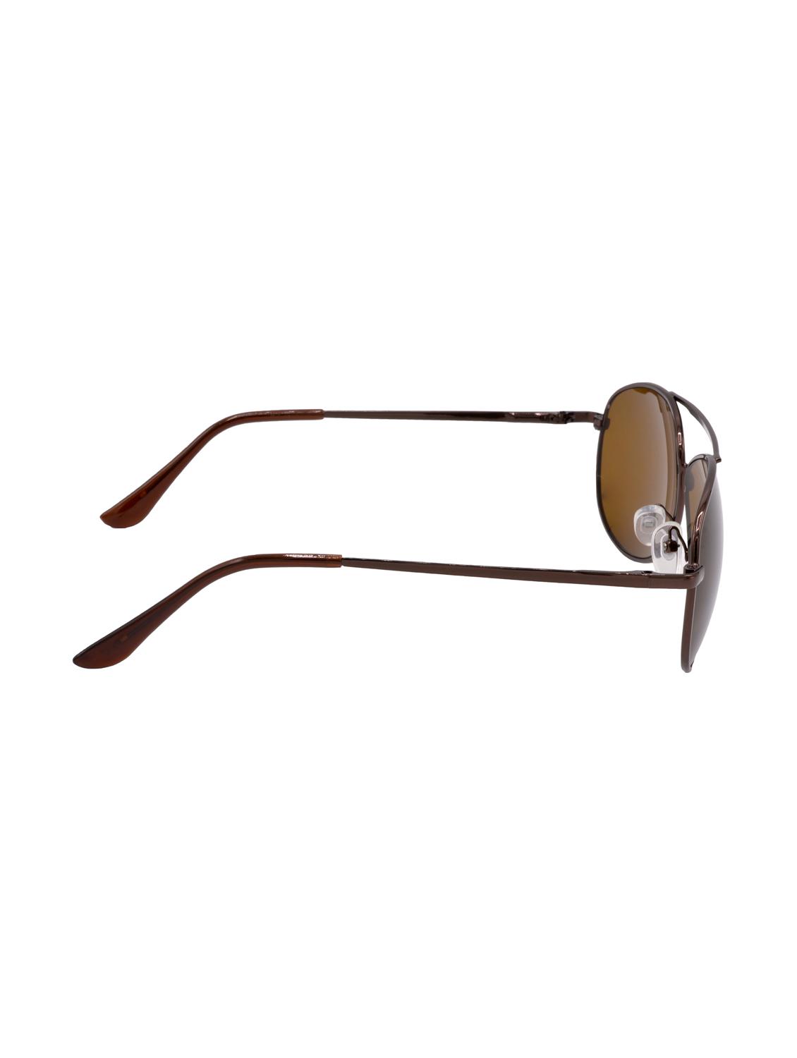 hrinkar men women boys & girls aviator & sunglasses brown frame, brown lens (medium) - 18239537 - Standard Image - 2