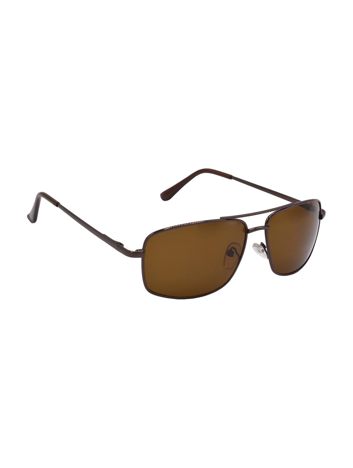 hrinkar men women boys & girls rectangular & sunglasses brown frame, brown lens (medium) - 18239568 - Standard Image - 2