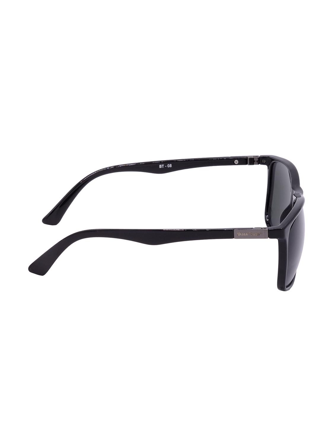 hrinkar men women boys & girls rectangular & sunglasses black frame, grey lens (medium) - 18239612 - Standard Image - 2