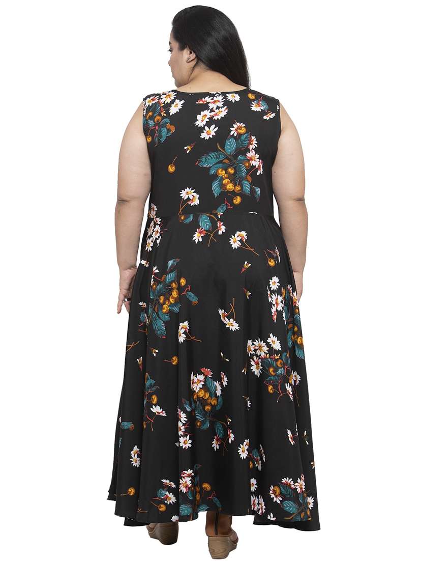 women's fit & flare floral dress - 18239689 -  Standard Image - 2