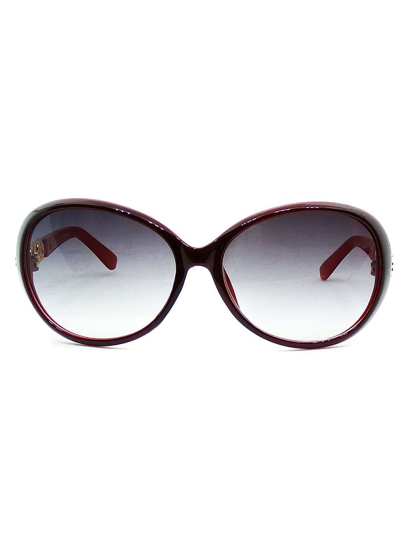 hrinkar men women boys & girls over-sized &  sunglasses black frame, grey lens (medium)